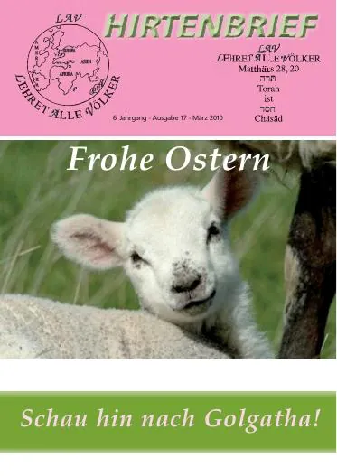 Titelbild: Hirtenbrief Nr. 17 - Ostern 2010