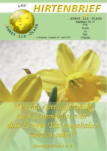 Titelbild: Hirtenbrief Nr. 20 - Ostern - 2011