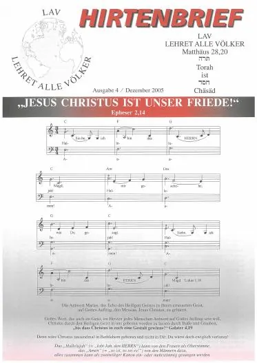 Titelbild: Hirtenbrief Nr. 4 - Dezember 2005