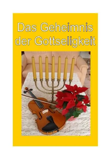 Titelbild: Das Geheimnis der Gottseligkeit - 1. Tim. 3,16