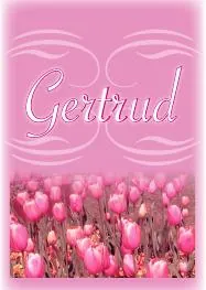 Titelbild: Gertrud Wasserzug, Dr. phil. - Tr 16.3