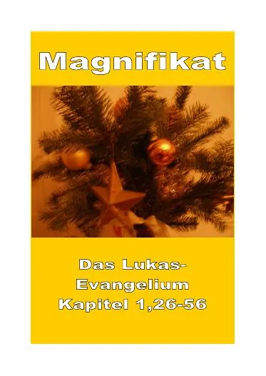 Titelbild: Magnifikat - Br