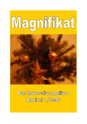 Titelbild: Magnifikat - Lukas 1,46-55