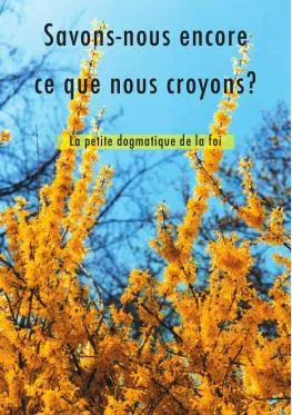 Titelbild: Savons-nous encore ce que nous croyons