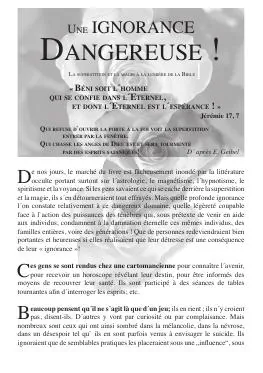 Titelbild: Une ignorance dangereuse - tr 13.2