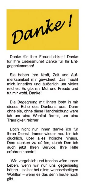 Titelbild: Danke!
